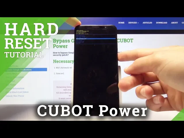 Video thumbnail for Hard Reset CUBOT Power - How to Bypass Screen Lock