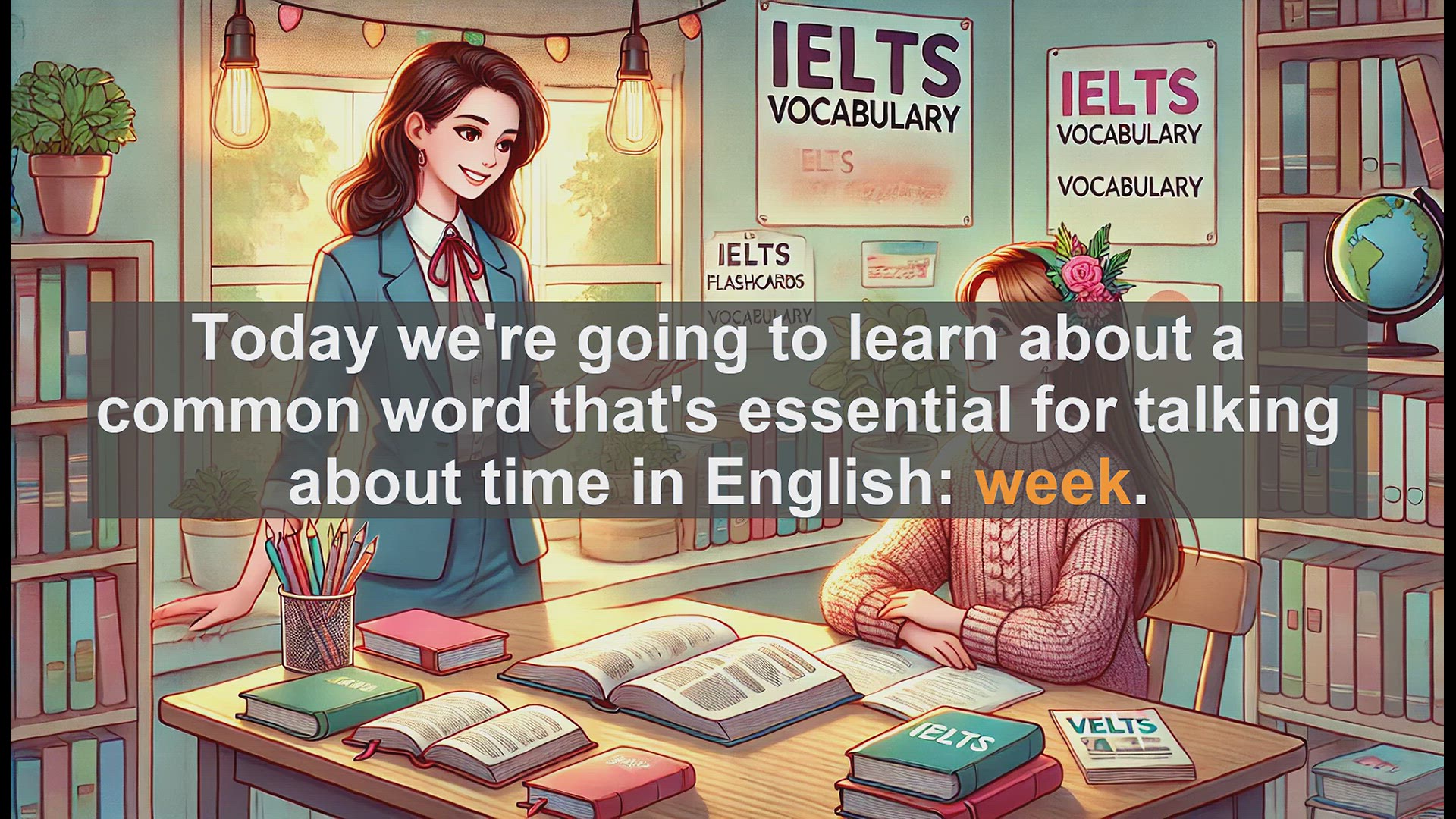 'Video thumbnail for 2500 Must Know IELTS 5.5 Vocabulary - Understanding the Word 'Week' in English'