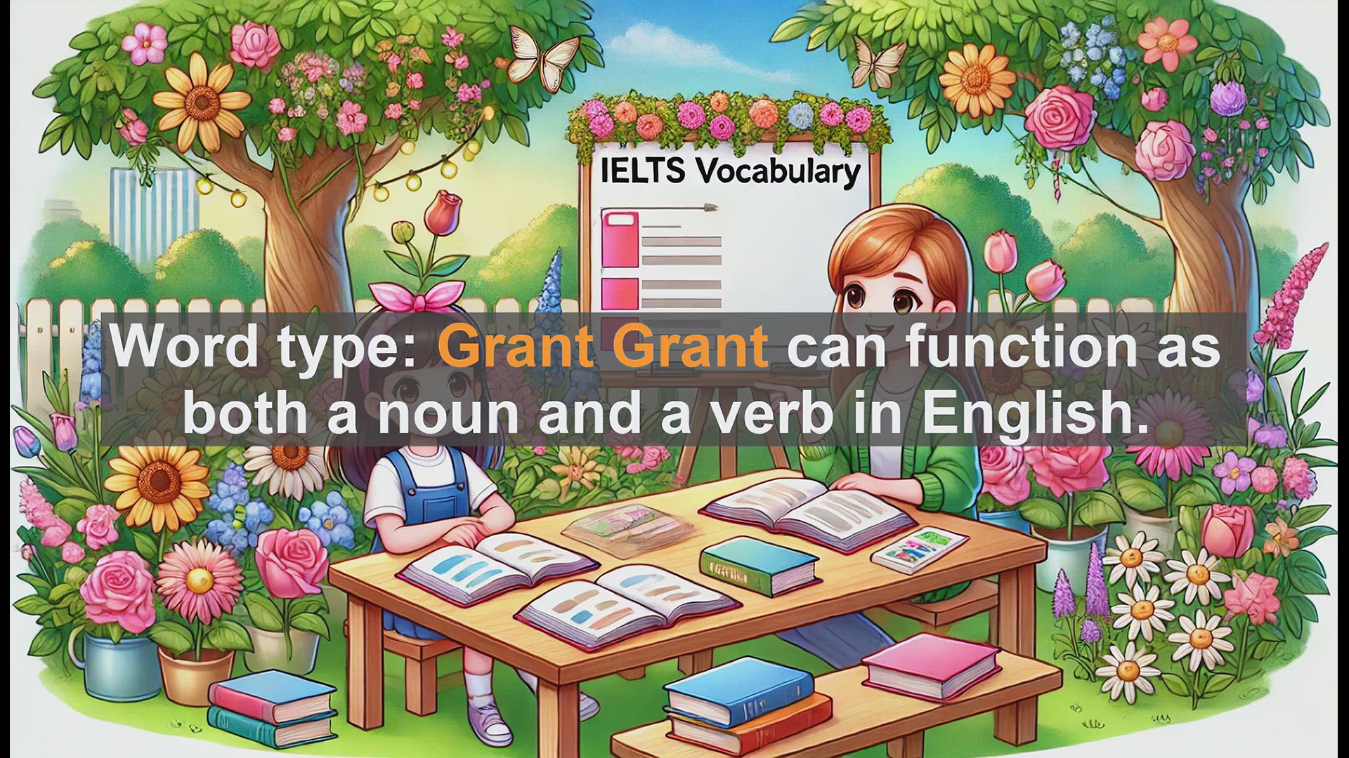 'Video thumbnail for 2500 Must Know IELTS 6.5 Vocabulary - Understanding 'Grant': A Key Word for IELTS Success'