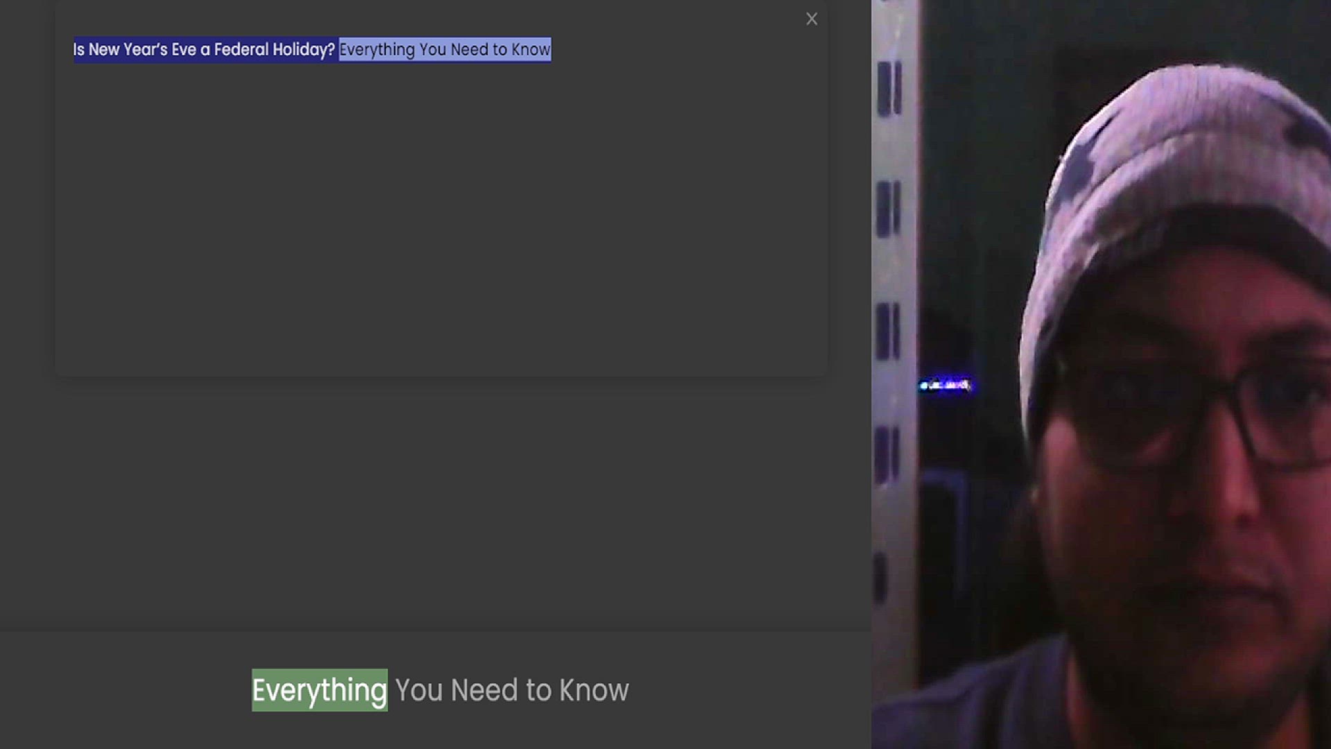 Video thumbnail for Is New Year’s Eve a Federal Holiday Everything You Need to Know