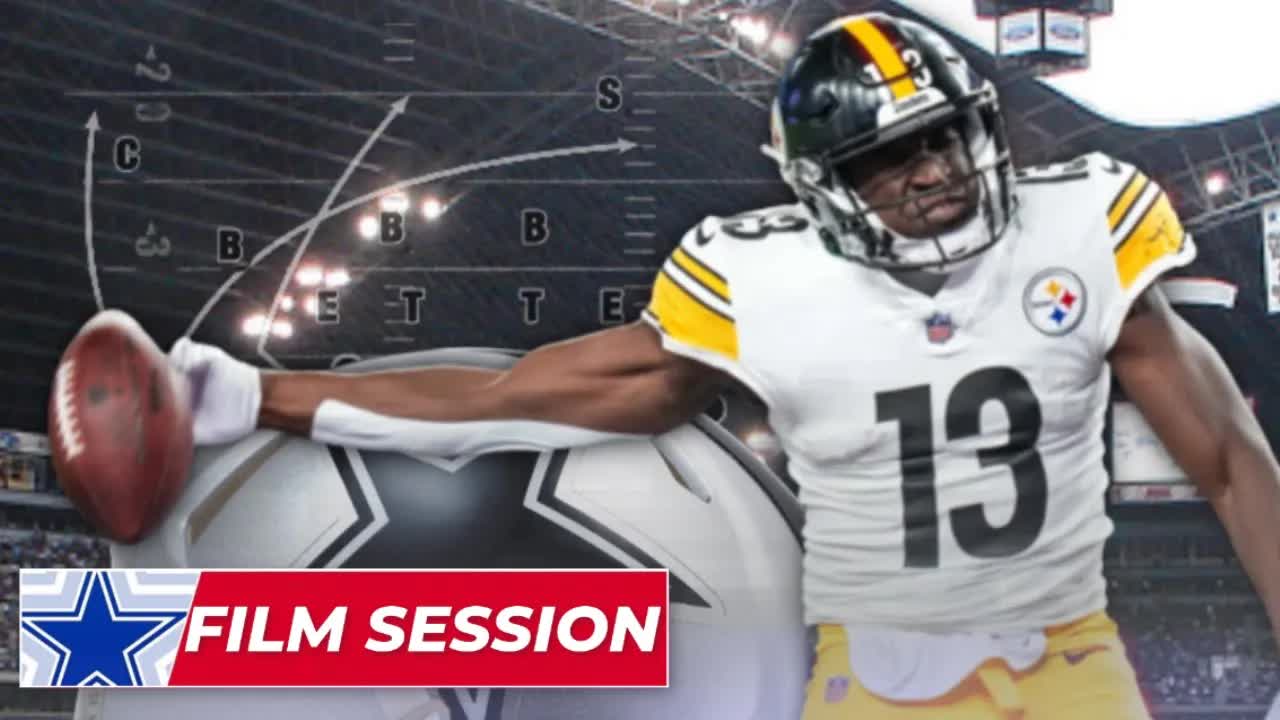 Video thumbnail for Cowboys Newly Signed WR James Washington | Film Session