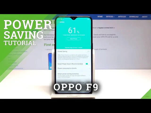 Video thumbnail for How to Activate Battery Saver in OPPO F9 - Low Power Solution