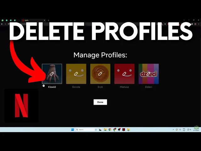 Video thumbnail for How to Delete Profiles on Netflix? #netflix