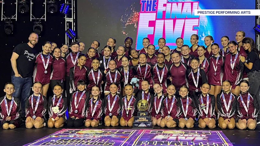 Video thumbnail for TV news-themed performance leads LI dance team to world championship