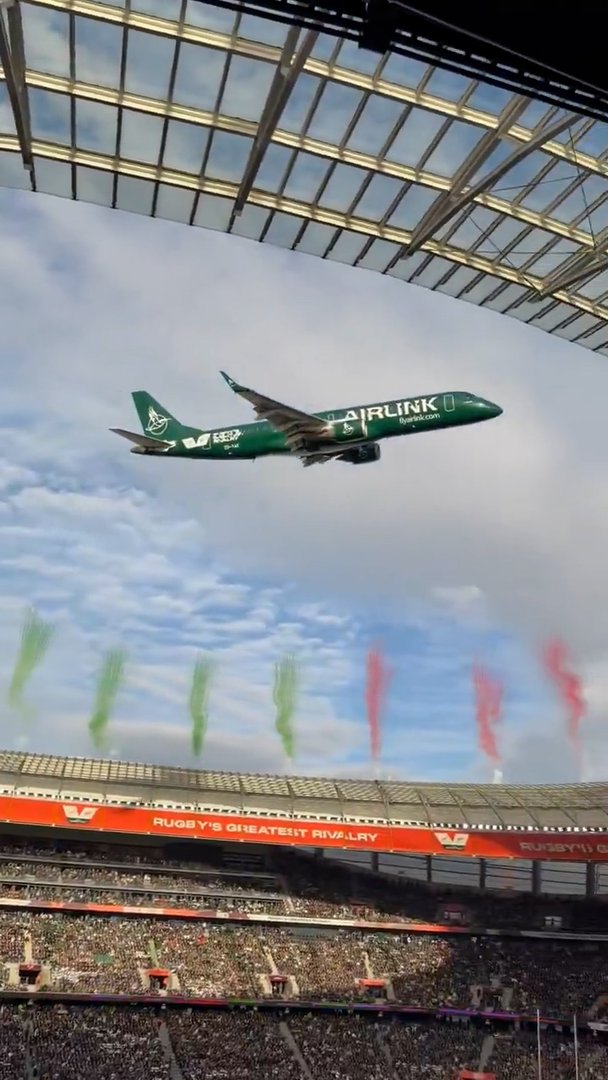 Video thumbnail for South African airline Airlink cancels flyby after stunt outcry
