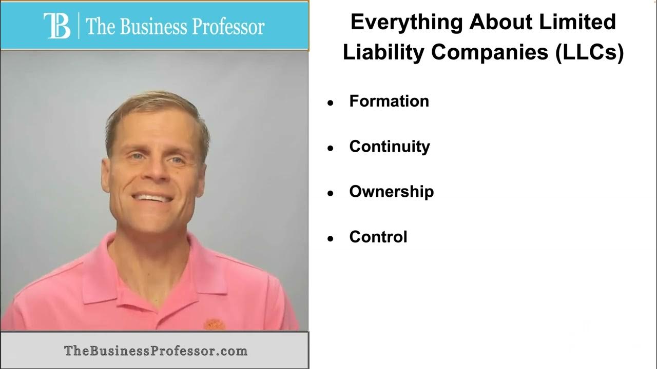 'Video thumbnail for LLC or Limited Liability Company - Explained'