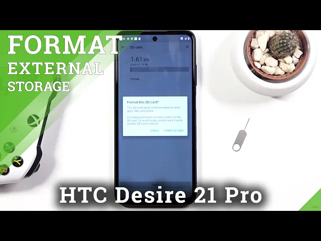 Video thumbnail for How to Format SD Card in HTC Desire 21 Pro – Reset SD Card