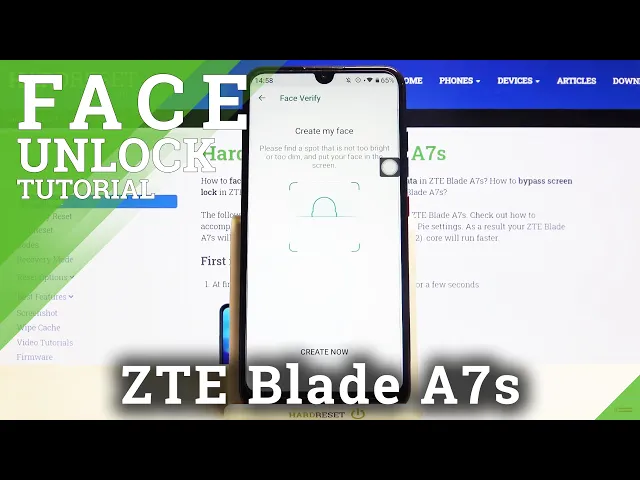 Video thumbnail for Set Up Face Unlock  – ZTE Blade A7s and Face IDentification