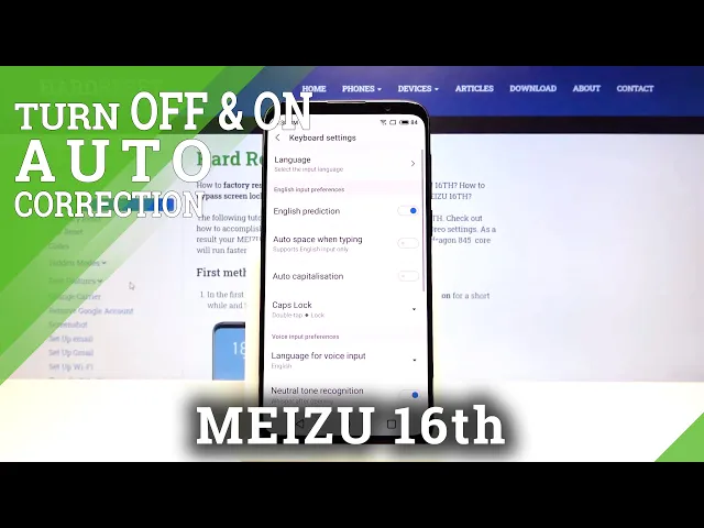 Video thumbnail for How to Enable/Disable Automatic Correction in Meizu 16th – Use Predictive Text Feature