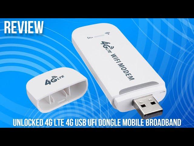Video thumbnail for Review Módem Dongle Ufi 4G Lte Wifi
