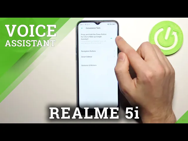 Video thumbnail for How to Link Google Assistant to Home Button in Realme 5i - Unlink Voice Assistan