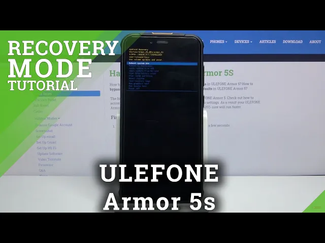 Video thumbnail for How to Enter Recovery Mode in ULEFONE Armor 5s – Exit Android Recovery Menu