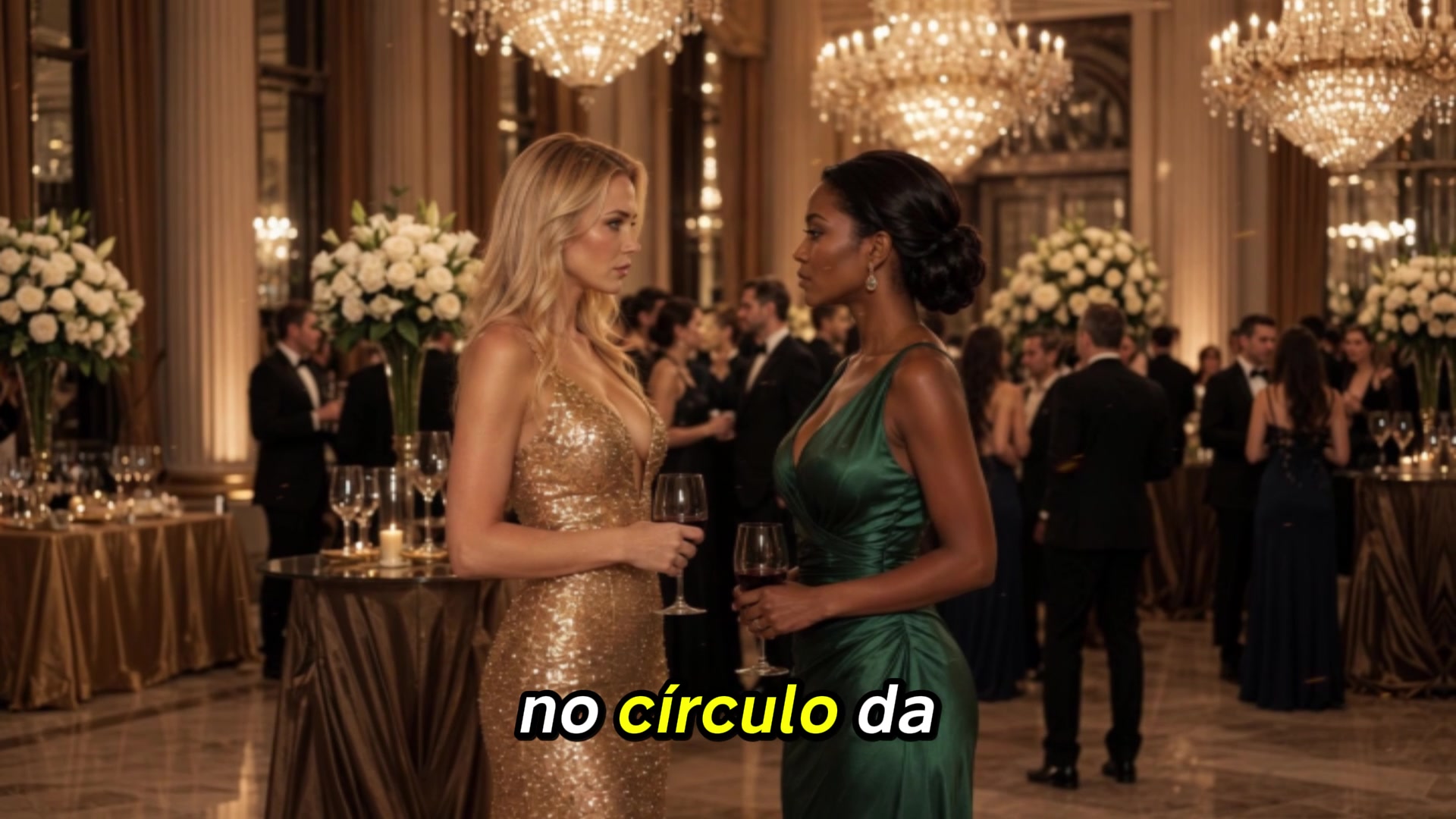 Video thumbnail for A Socialite Jogou Vinho na Mulher de Vestido Verde e Disse: "Você Não Pertence a Este Lugar"... Segundos Depois, Todo o Salão Ficou em Silêncio
