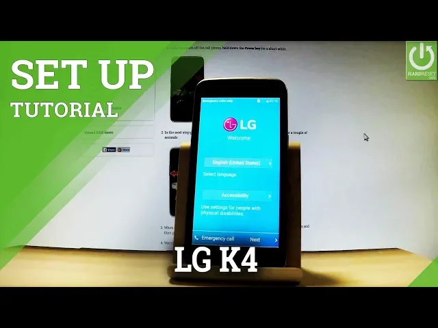 Video thumbnail for How to Set Up LG K4 - Activation / LG Beginner's Tutorial