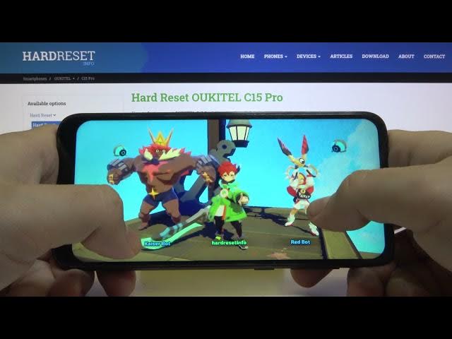 Video thumbnail for Smash Legends on OUKITEL C15 Pro - Game Test
