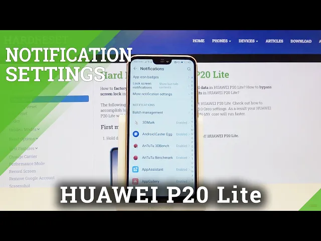Video thumbnail for How to Personalize Notifications in HUAWEI P20 Lite – Customize Notifications