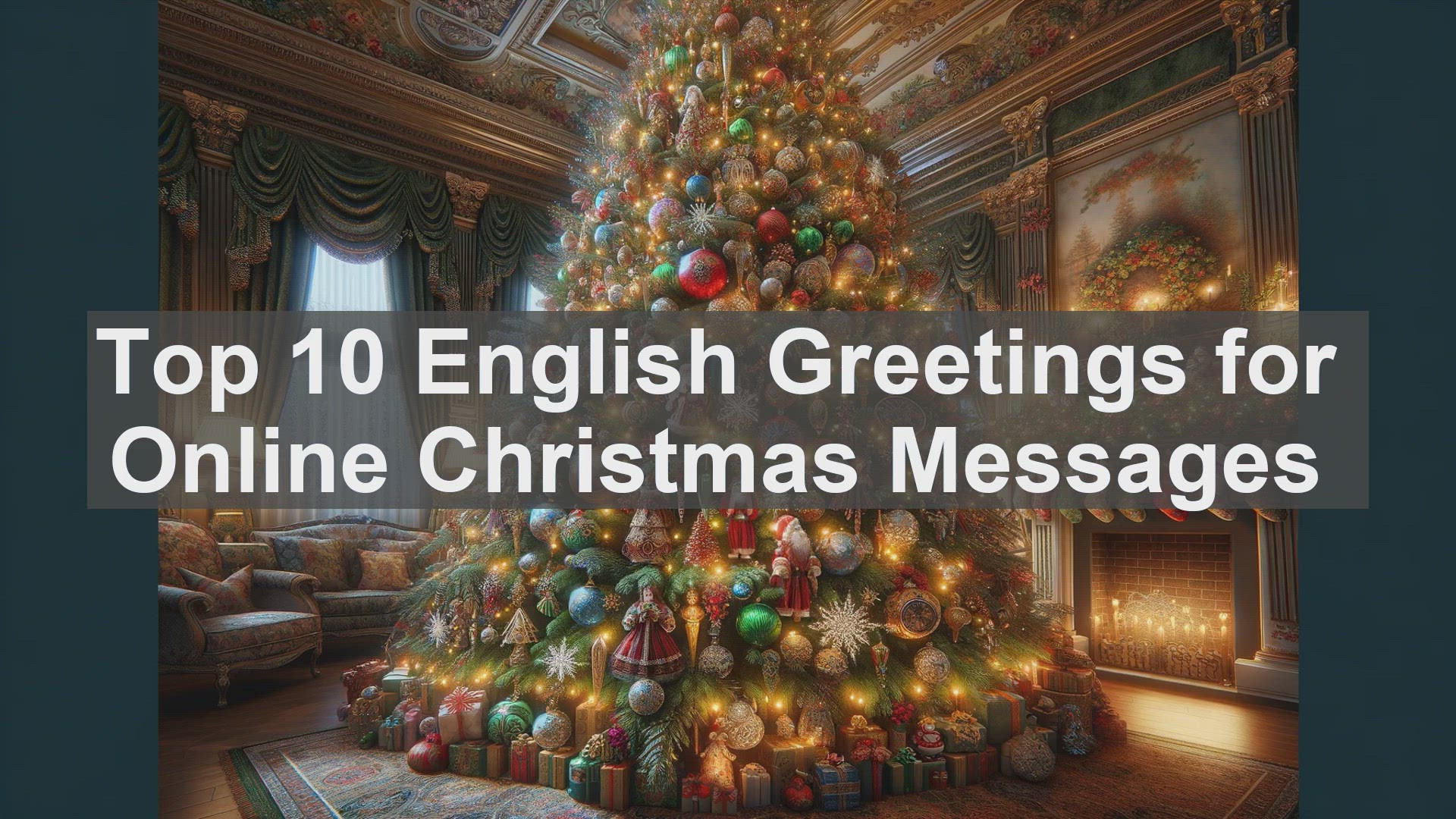 'Video thumbnail for Top 10 English Greetings for Online Christmas Messages'