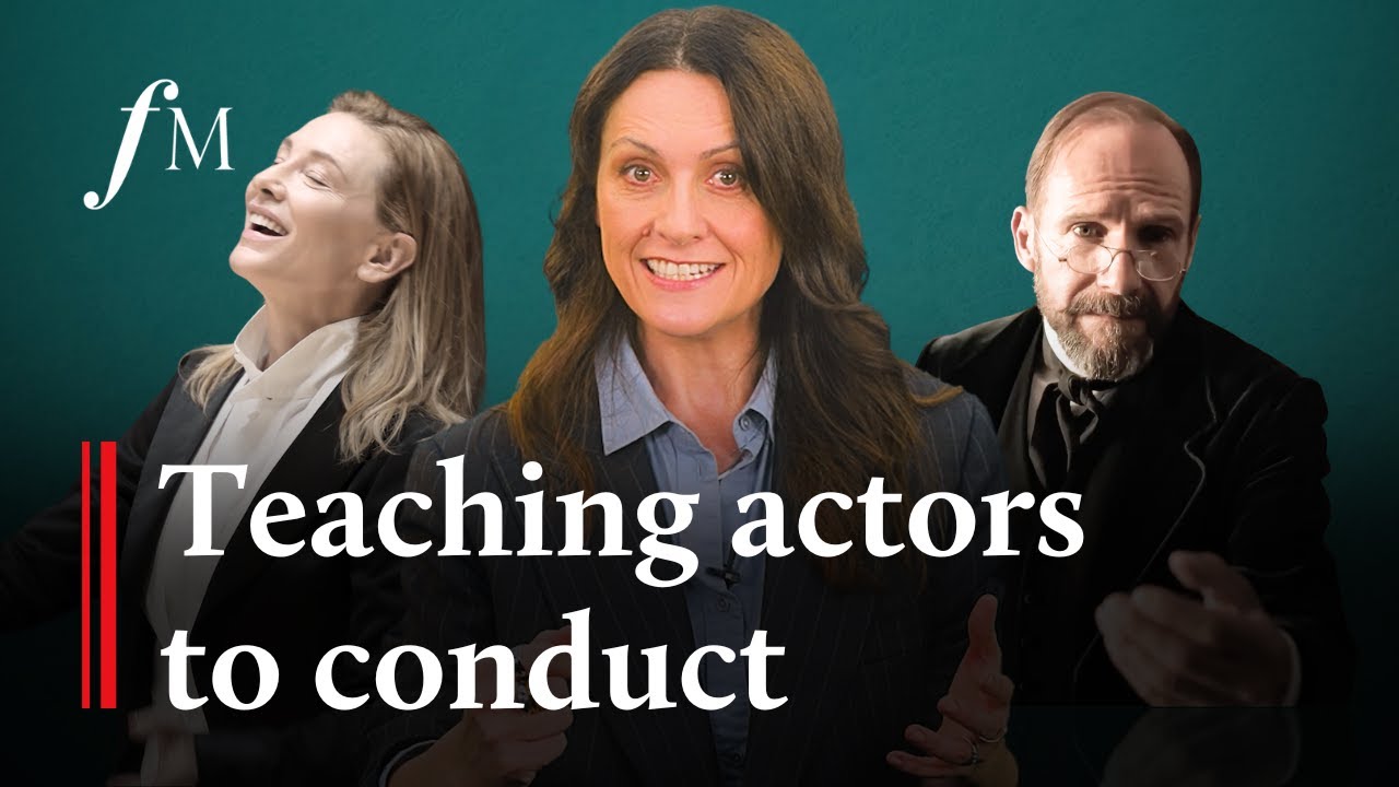 Video thumbnail for 'How I taught Cate Blanchett & Ralph Fiennes to conduct' | Classic FM