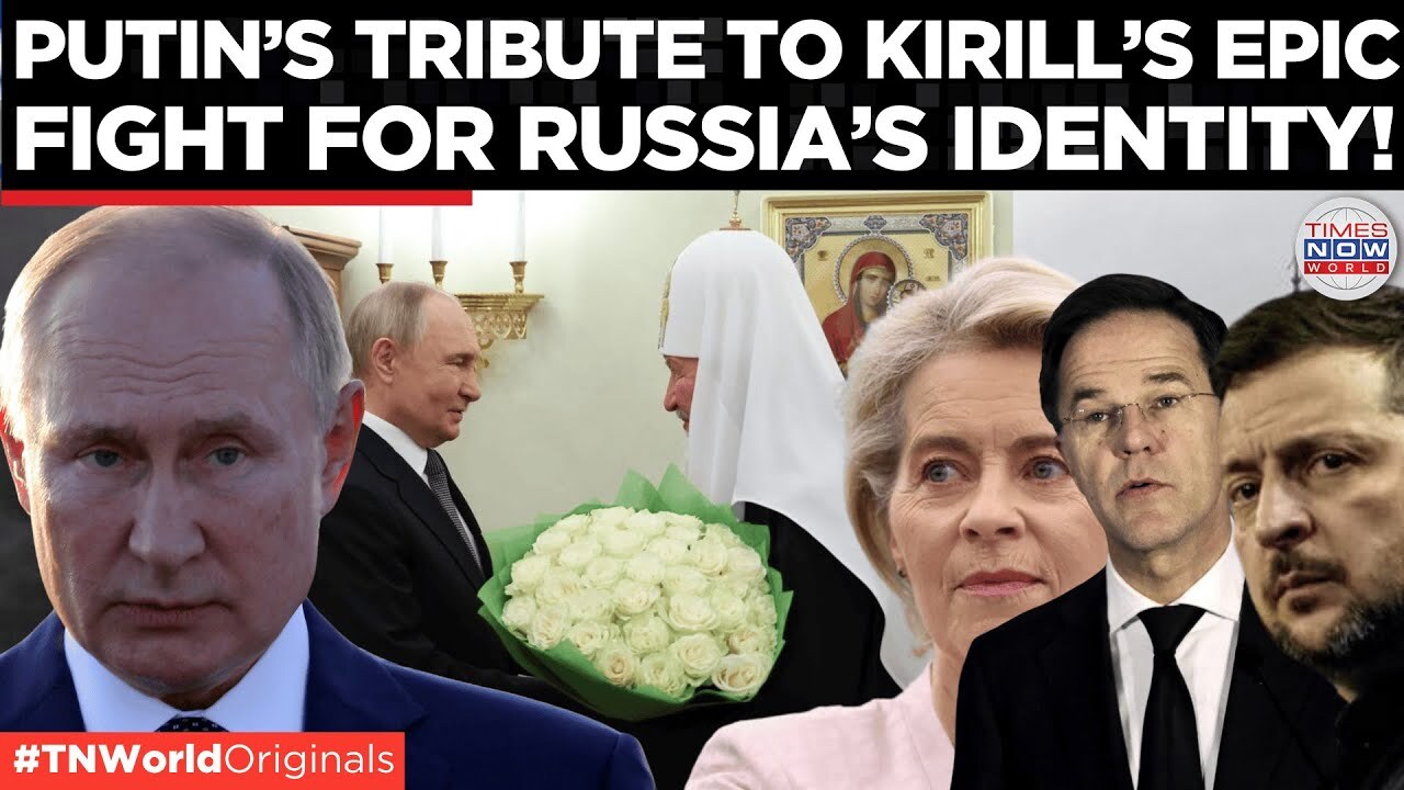 Video thumbnail for Putin Honors Patriarch Kirill's Work in Strengthening Russia’s Global Identity| Times Now World