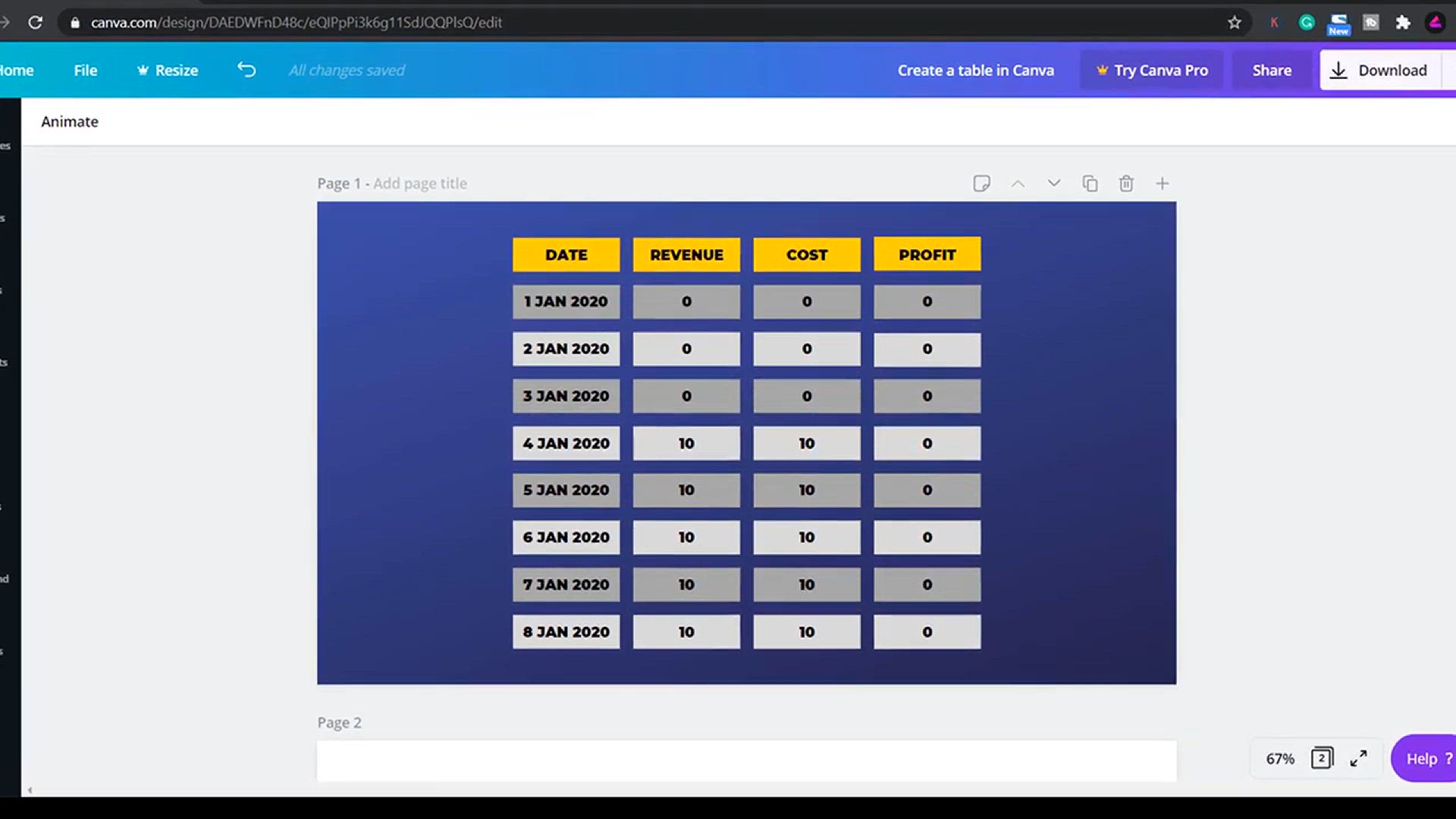 'Video thumbnail for Canva - How To Make A Table  (Quickly, Easily & Evenly Spaced)'