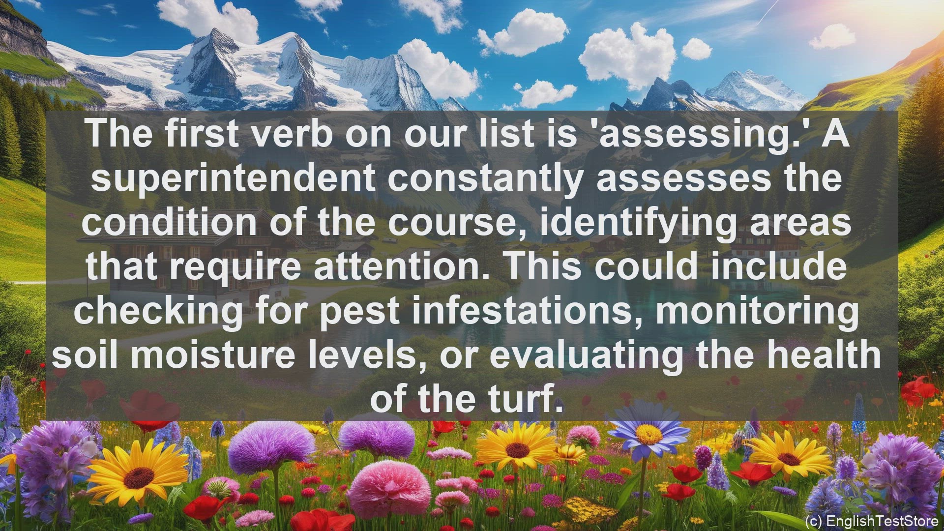 'Video thumbnail for Top 10 English Verbs for Golf Course Superintendent'
