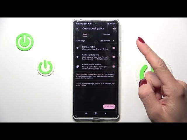 Video thumbnail for How to Clear Browsing Data on a REDMI Note 12 Pro - Remove History, Cookies, Cache and Saved Logins