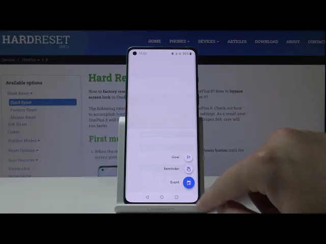 Video thumbnail for OnePlus 8 – Use Calendar App & Create Reminder