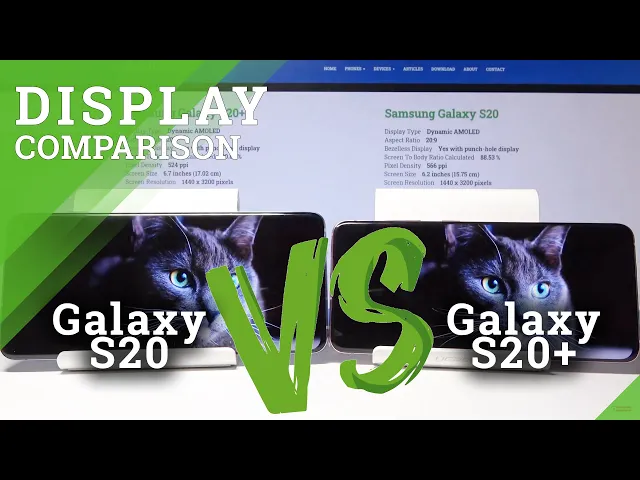 Video thumbnail for Display Comparison Between SAMSUNG Galaxy S20 & SAMSUNG Galaxy S20+ | Screen Quality Test