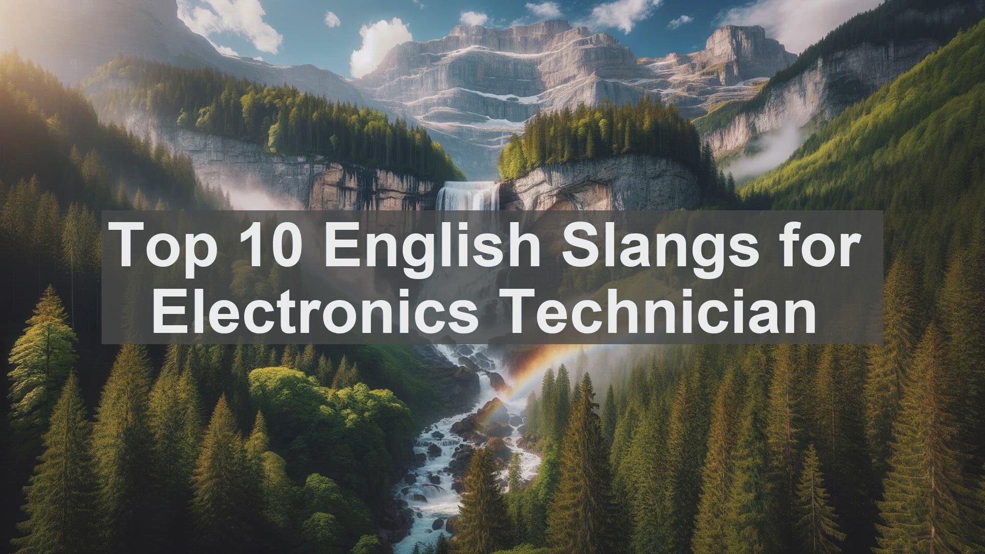 'Video thumbnail for Top 10 English Slangs for Electronics Technician'