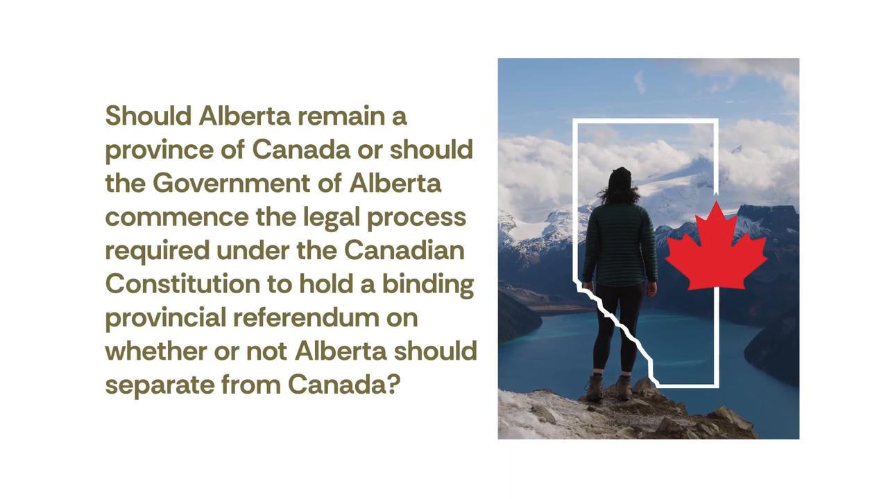Video thumbnail for Canada: Alberta to hold nonbinding referendum on secession from Canada.