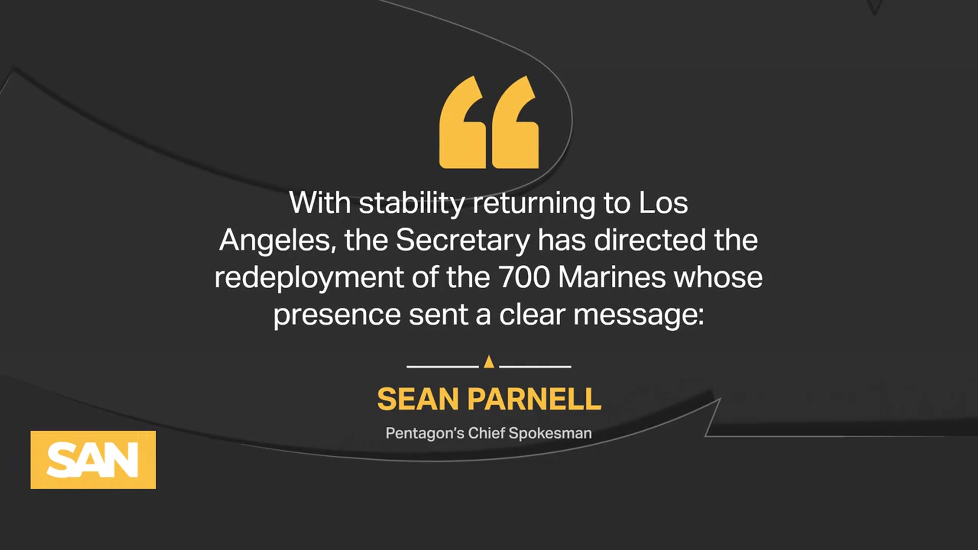 'Video thumbnail for Marines withdrawn from Los Angeles as officials call for National Guard to go too'