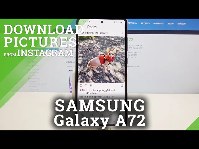 Video thumbnail for How to Download Pictures form Instagram on SAMSUNG Galaxy A72 – Download Instagram Post