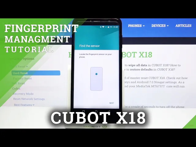 Video thumbnail for How to Add Fingerprint to CUBOT X18 – Screen Lock
