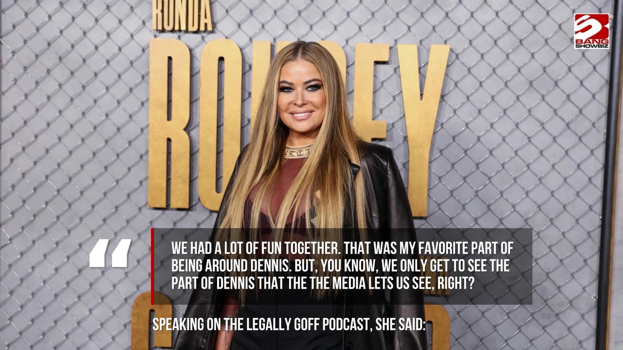 Video thumbnail for Carmen Electra reflects on her difficult relationship with Dennis Rodman