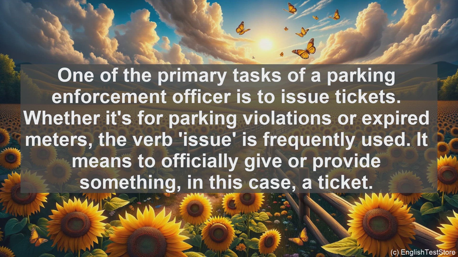 'Video thumbnail for Top 10 English Verbs for Parking Enforcement Officer'