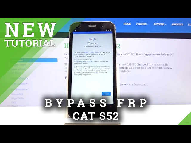 Video thumbnail for How to Skip FRP in CAT S52 – Bypass Google Verification / Remove Factory Reset Protection