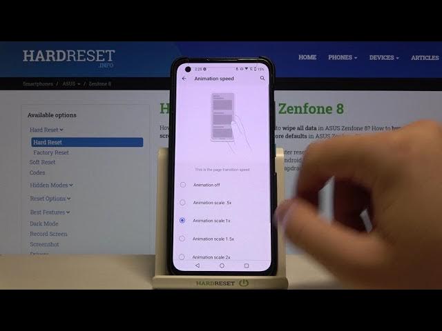 Video thumbnail for How to Change Animation Speed on ASUS Zenfone 8 – Adjust Animation Speed