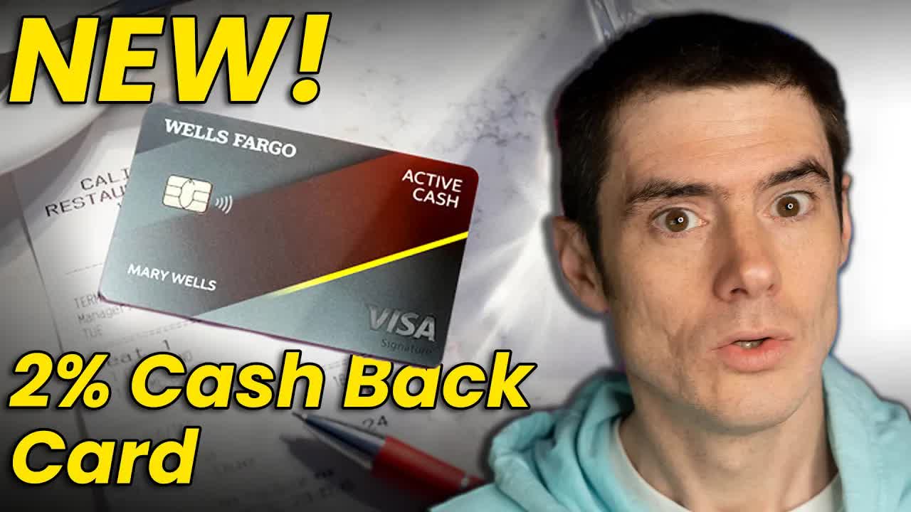 Video thumbnail for ben hedges: wells fargo active cash card review: 2% cash back + new visa cards