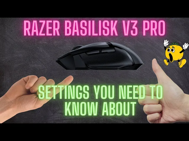 Video thumbnail for Razer Basilisk V3 Pro - Best Settings You Need To Change