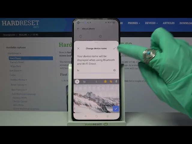 Video thumbnail for How to Rename Realme GT 5G - Change Realme Name