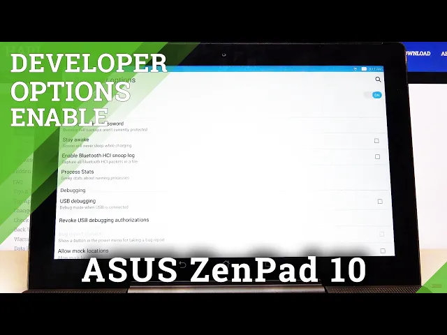 Video thumbnail for How to Enter Developer Mode in ASUS ZenPad 10 – Find Advanced Options