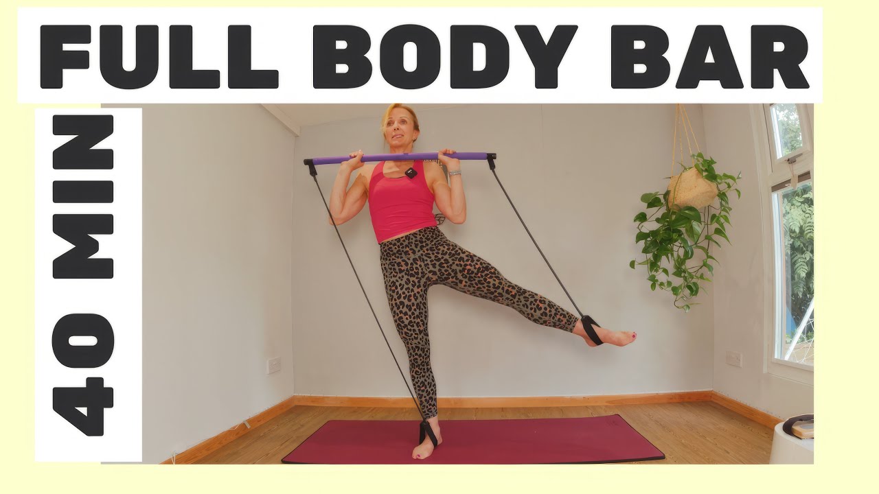 Video thumbnail for Ultimate 40-Minute Pilates Bar Workout: Strengthen, Tone, and Energize