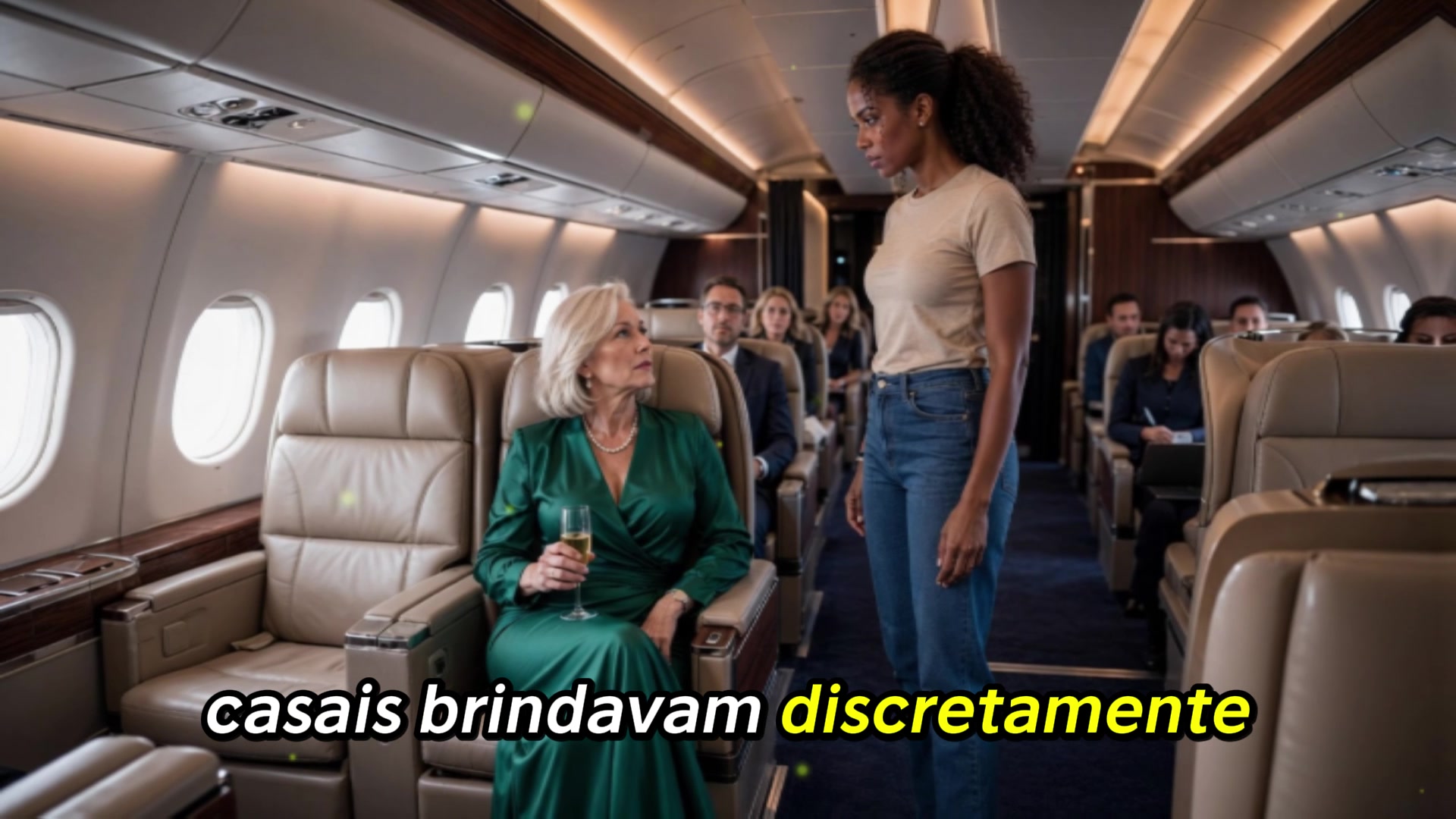 Video thumbnail for Ela Riu da Mulher de Jeans na Primeira Classe… Até Descobrir que Ela Era a Nova Dona da Empresa do Seu Marido!