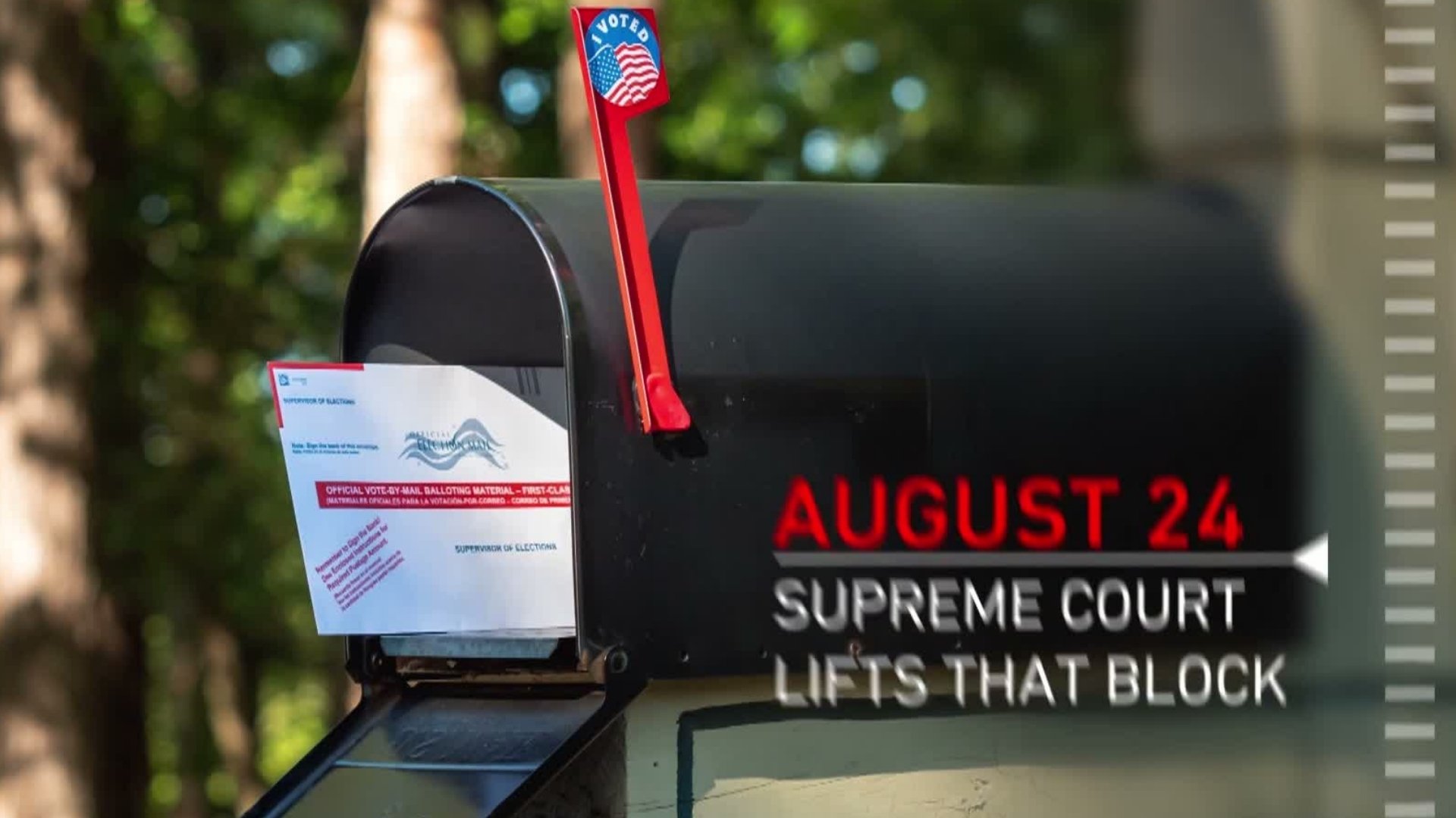 Video thumbnail for US mail-in voting rules face legal battle ahead of midterm elections