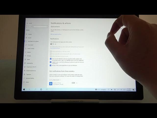Video thumbnail for How to Enable & Disable Windows Notifications on CHUWI UBook X?