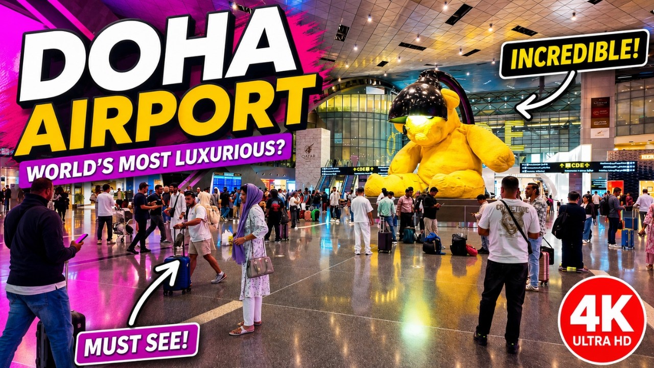 Video thumbnail for Doha Airport Connection Guide 2026 | Hamad International Airport Transit Qatar Tour