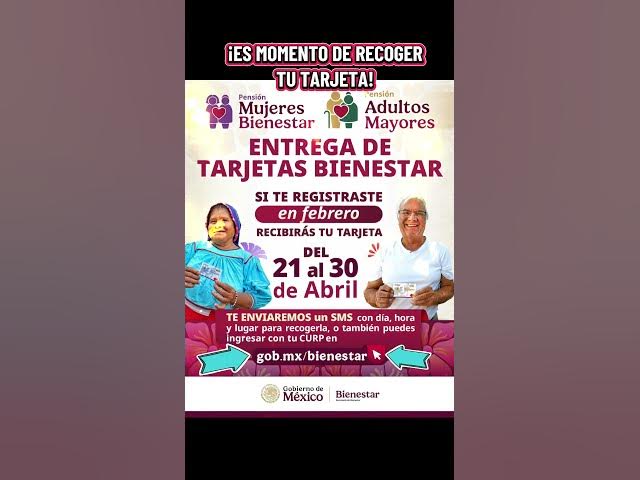 Video thumbnail for Entrega de tarjeta de pensión #pensionesbienestar
