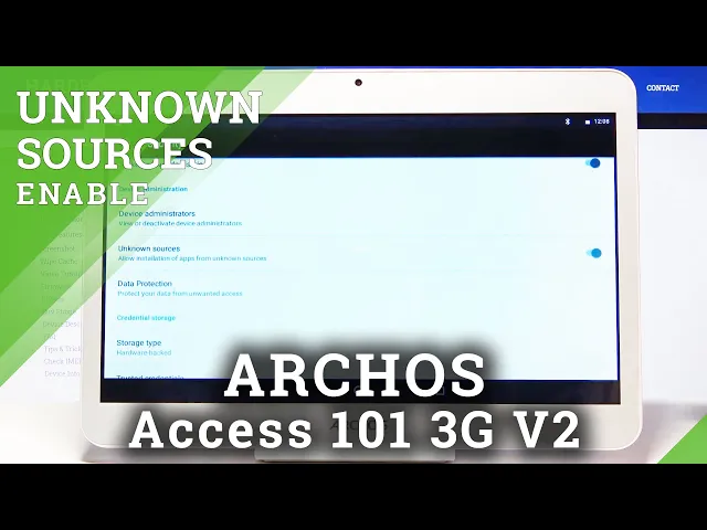 Video thumbnail for How to Activate Unknown Sources in ARCHOS Access 101 3G V2 – Unknown Sources Permissions