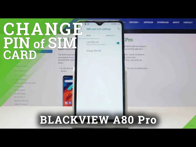 Video thumbnail for How to Change PIN Code in BLACKVIEW A80 Pro – SIM Protection
