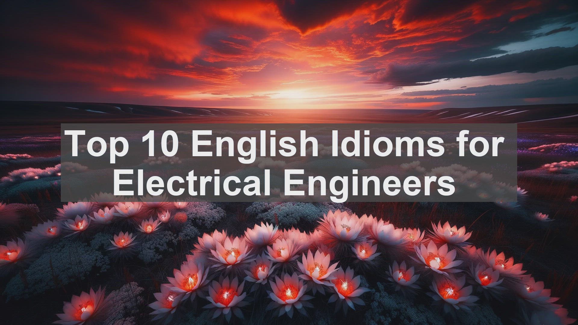 'Video thumbnail for Top 10 English Idioms for Electrical Engineers'